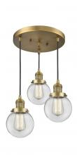 Innovations Lighting 211/3-BB-G202-6 - Beacon Multi-Pendant