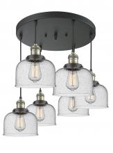 Innovations Lighting 212/6-BAB-G74 - Large Bell 6 Light Multi-Pendant