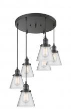 Innovations Lighting 212/6-OB-G64 - Small Cone 6 Light Multi-Pendant