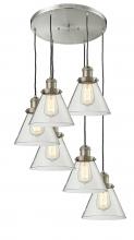 Innovations Lighting 212/6-SN-G42 - Large Cone 6 Light Multi-Pendant