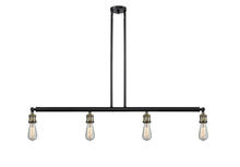 Innovations Lighting 214NH-BAB-S - Bare Bulb 4 Light Island Light