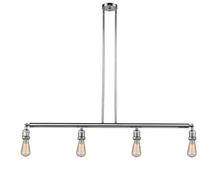 Innovations Lighting 214NH-PC-S - Bare Bulb 4 Light Island Light