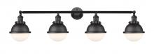 Innovations Lighting 215-BK-HFS-61-BK - Hampden - 4 Light - 46 inch - Matte Black - Bath Vanity Light