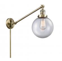 Innovations Lighting 237-AB-G202-8 - Beacon - 1 Light - 8 inch - Antique Brass - Swing Arm