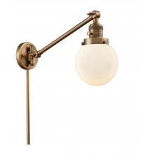 Innovations Lighting 237-BB-G201-6 - Beacon - 1 Light - 6 inch - Brushed Brass - Swing Arm