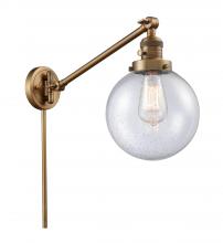 Innovations Lighting 237-BB-G204-8 - Beacon - 1 Light - 8 inch - Brushed Brass - Swing Arm