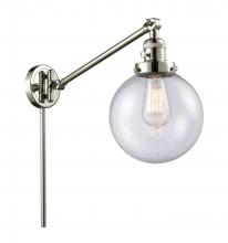 Innovations Lighting 237-PN-G204-8 - Beacon - 1 Light - 8 inch - Polished Nickel - Swing Arm