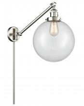 Innovations Lighting 237-SN-G202-10 - Beacon - 1 Light - 10 inch - Brushed Satin Nickel - Swing Arm