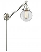 Innovations Lighting 237-SN-G202-6 - Beacon - 1 Light - 6 inch - Brushed Satin Nickel - Swing Arm