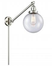 Innovations Lighting 237-SN-G204-8 - Beacon - 1 Light - 8 inch - Brushed Satin Nickel - Swing Arm