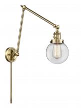 Innovations Lighting 238-AB-G202-6 - Beacon - 1 Light - 6 inch - Antique Brass - Swing Arm