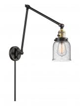 Innovations Lighting 238-BAB-G54 - Bell - 1 Light - 8 inch - Black Antique Brass - Swing Arm