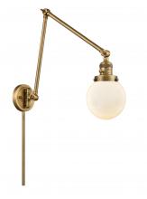 Innovations Lighting 238-BB-G201-6 - Beacon - 1 Light - 6 inch - Brushed Brass - Swing Arm