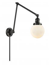 Innovations Lighting 238-BK-G201-6 - Beacon - 1 Light - 6 inch - Matte Black - Swing Arm