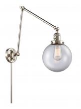 Innovations Lighting 238-PN-G202-8 - Beacon - 1 Light - 8 inch - Polished Nickel - Swing Arm