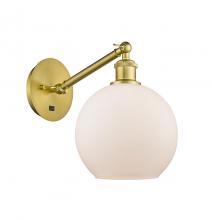 Innovations Lighting 317-1W-SG-G121-8 - Athens - 1 Light - 8 inch - Satin Gold - Sconce