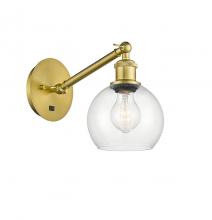 Innovations Lighting 317-1W-SG-G122-6 - Athens - 1 Light - 6 inch - Satin Gold - Sconce