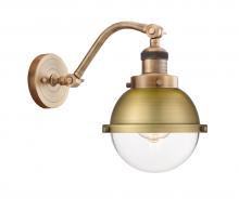 Innovations Lighting 515-1W-BB-HFS-62-BB - Hampden - 1 Light - 7 inch - Brushed Brass - Sconce