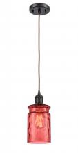 Innovations Lighting 516-1P-OB-G352-RD - Candor 1 Light Mini Pendant