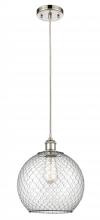 Innovations Lighting 516-1P-PN-G122-10CBK - Large Farmhouse Chicken Wire 1 Light Mini Pendant