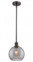 Innovations Lighting 516-1S-OB-G1213-8SM - Athens Deco Swirl - 1 Light - 8 inch - Oil Rubbed Bronze - Mini Pendant