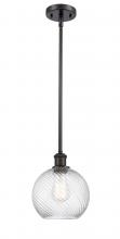 Innovations Lighting 516-1S-OB-G1214-8 - Twisted Swirl Mini Pendant