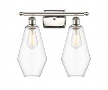 Innovations Lighting 516-2W-PN-G652-7 - Cindyrella - 2 Light - 17 inch - Polished Nickel - Bath Vanity Light