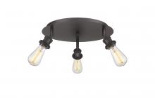 Innovations Lighting 516-3C-OB - Ballston - 3 Light - 12 inch - Oil Rubbed Bronze - Flush Mount