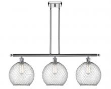 Innovations Lighting 516-3I-PC-G122-10CBK - Large Farmhouse Chicken Wire 3 Light Island Light