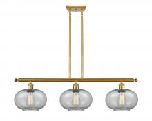 Innovations Lighting 516-3I-SG-G247 - Gorham - 3 Light - 36 inch - Satin Gold - Cord hung - Island Light