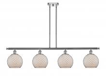 Innovations Lighting 516-4I-PC-G121-8CBK - Farmhouse Chicken Wire 4 Light Island Light