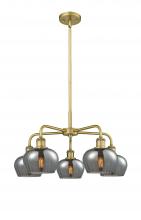 Innovations Lighting 516-5CR-BB-G93 - Fenton - 5 Light - 25 inch - Brushed Brass - Chandelier