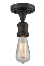 Innovations Lighting 517NH-1C-OB - Bare Bulb 1 Light Semi-Flush Mount