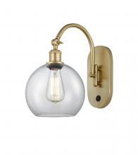 Innovations Lighting 518-1W-SG-G122-8 - Athens - 1 Light - 8 inch - Satin Gold - Sconce