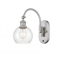 Innovations Lighting 518-1W-SN-G122-6 - Athens - 1 Light - 6 inch - Brushed Satin Nickel - Sconce