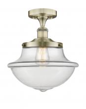 Innovations Lighting 616-1F-AB-G542 - Oxford - 1 Light - 12 inch - Antique Brass - Semi-Flush Mount