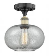 Innovations Lighting 616-1F-BAB-G247 - Gorham - 1 Light - 10 inch - Black Antique Brass - Flush Mount