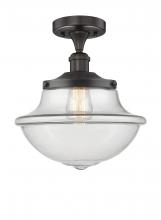 Innovations Lighting 616-1F-OB-G542 - Oxford - 1 Light - 12 inch - Oil Rubbed Bronze - Semi-Flush Mount