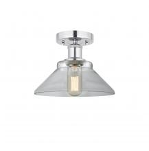 Innovations Lighting 616-1F-PC-G132 - Orwell - 1 Light - 8 inch - Polished Chrome - Semi-Flush Mount