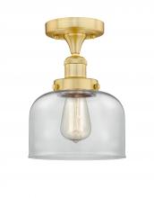 Innovations Lighting 616-1F-SG-G72 - Bell - 1 Light - 8 inch - Satin Gold - Semi-Flush Mount