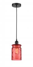 Innovations Lighting 616-1P-BK-G352-RD - Candor 1 Light Mini Pendant