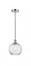 Innovations Lighting 616-1P-PC-G1214-8 - Athens Twisted Swirl Mini Pendant