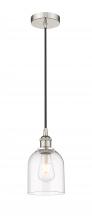 Innovations Lighting 616-1P-PN-G558-6CL - Bella - 1 Light - 6 inch - Polished Nickel - Cord hung - Mini Pendant