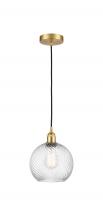 Innovations Lighting 616-1P-SG-G1214-8 - Athens Twisted Swirl Mini Pendant