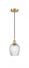 Innovations Lighting 616-1P-SG-G292 - Salina - 1 Light - 6 inch - Satin Gold - Cord hung - Mini Pendant