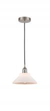 Innovations Lighting 616-1P-SN-G131 - Orwell - 1 Light - 8 inch - Brushed Satin Nickel - Cord hung - Mini Pendant