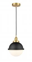 Innovations Lighting 616-1PH-SG-HFS-81-BK - Edison - 1 Light - 9 inch - Satin Gold - Mini Pendant