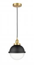 Innovations Lighting 616-1PH-SG-HFS-82-BK - Edison - 1 Light - 9 inch - Satin Gold - Mini Pendant