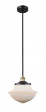 Innovations Lighting 616-1S-BAB-G541 - Oxford - 1 Light - 12 inch - Black Antique Brass - Cord hung - Mini Pendant