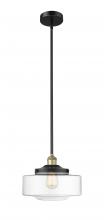 Innovations Lighting 616-1S-BAB-G692-12 - Bridgeton - 1 Light - 12 inch - Black Antique Brass - Stem Hung - Mini Pendant